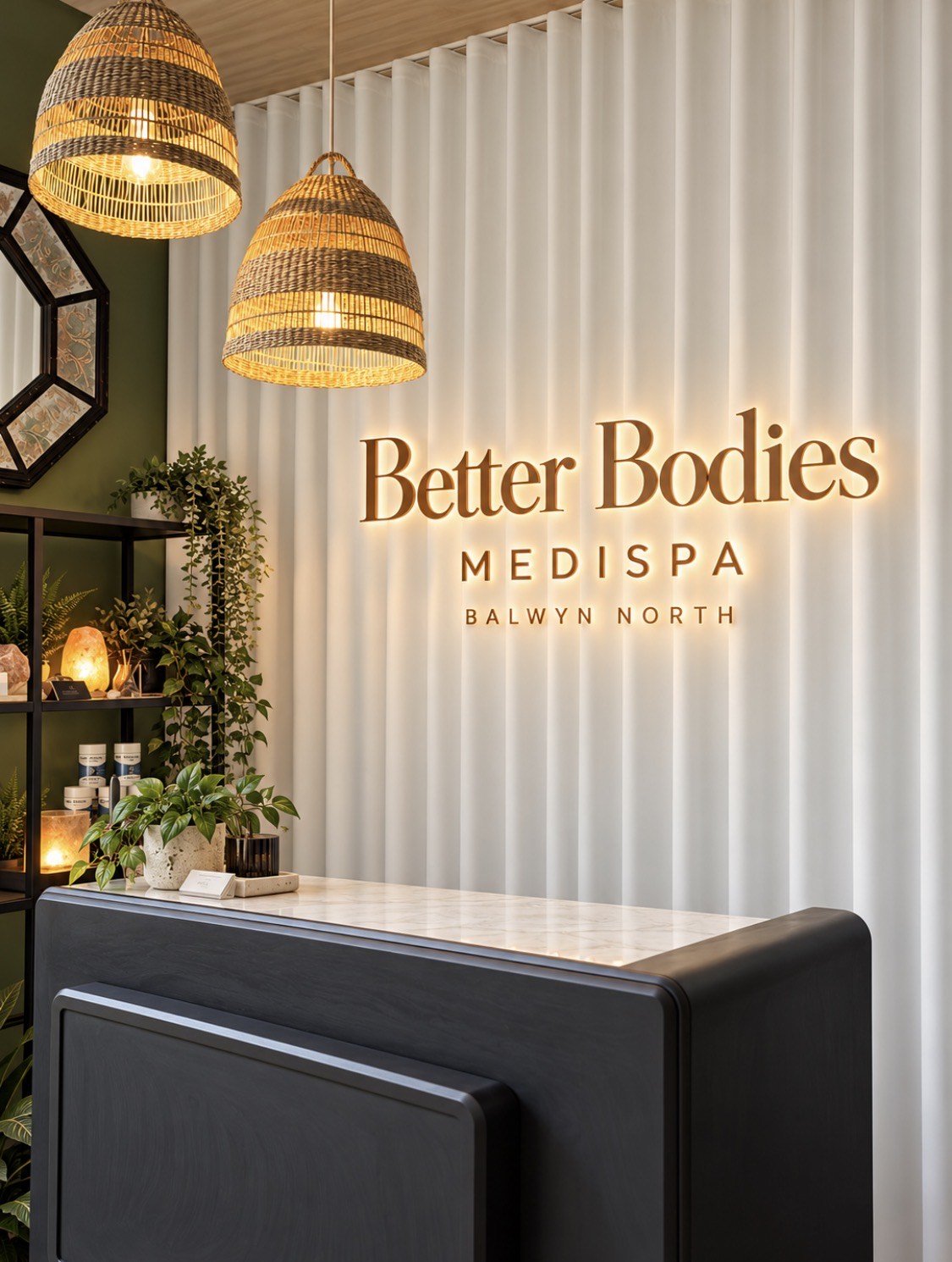 Better Bodies MediSpa reception in Balwyn North