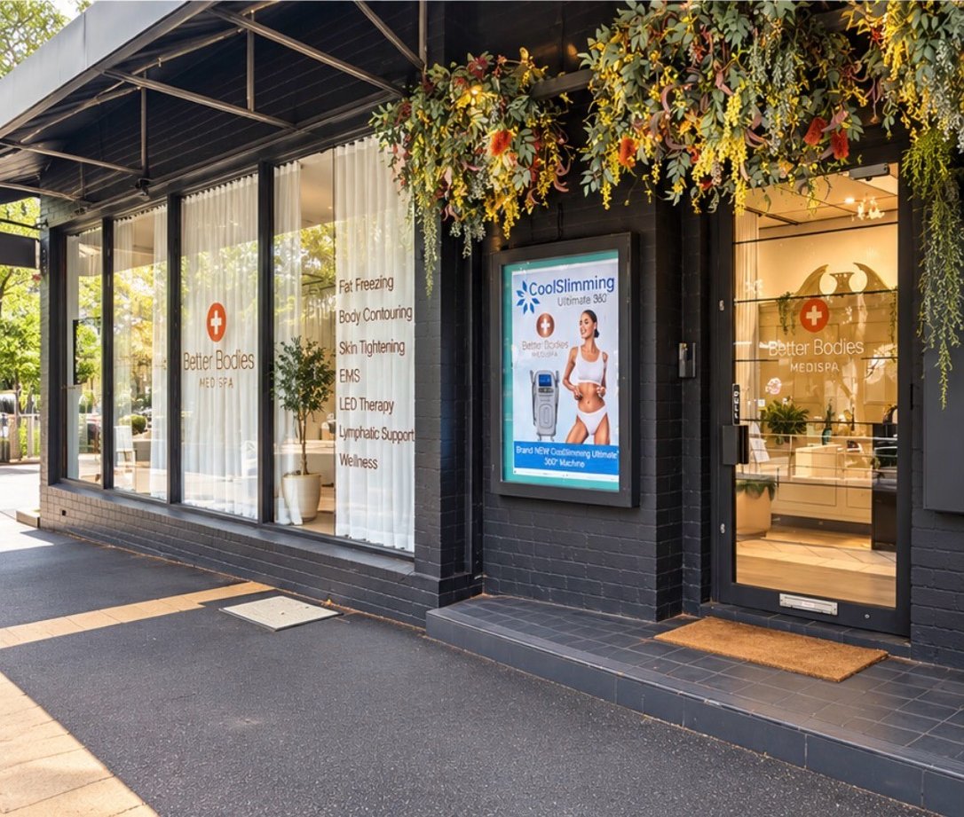 Better Bodies MediSpa shopfront on Doncaster Road